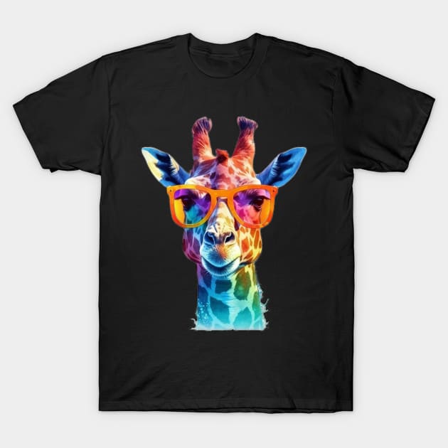 Chillax Giraffe T-Shirt by TheWombatsDen